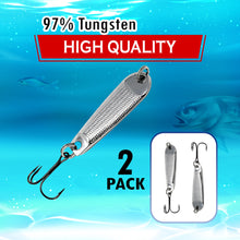 Load image into Gallery viewer, Reaction Tackle Tungsten Jigging Spoons (2-Pack)