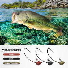 Load image into Gallery viewer, Reaction Tackle Tungsten Shaky Head Jigs 5-Pack