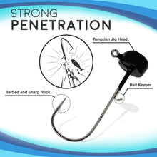 Load image into Gallery viewer, Reaction Tackle Tungsten Ned Rig-Shroom Jigs (5-Pack)