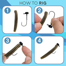 Load image into Gallery viewer, Reaction Tackle Tungsten Ned Rig-Shroom Jigs (5-Pack)