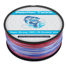 Load image into Gallery viewer, Reaction Tackle Braided Fishing Line - USA Camo