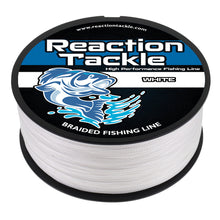 Load image into Gallery viewer, Reaction Tackle Braided Fishing Line - White