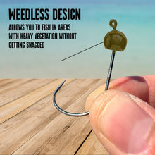 Load image into Gallery viewer, Reaction Tackle Tungsten Wacky Jig Heads (5-PACK)