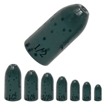 Load image into Gallery viewer, Reaction Tackle Tungsten Worm Weights / Bullet Shaped Sinkers