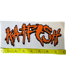 Load image into Gallery viewer, KATFISH Graffiti ORANGE Decal