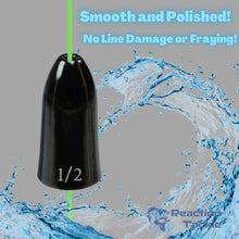 Load image into Gallery viewer, Reaction Tackle Tungsten Worm Weights / Bullet Shaped Sinkers