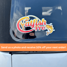 Load image into Gallery viewer, Catfish Pro Logo Car/Boat Decal