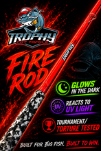 Load image into Gallery viewer, The Fire Catfish Rod - Casting