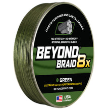 Load image into Gallery viewer, Beyond Braid Green 8X- Ultra Performance 8 Strand