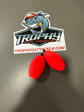 Load image into Gallery viewer, 2.5" Unslotted Oval Catfish Floats – 10 Pack | Trophy Cat Tackle