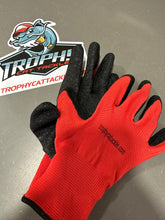 Load image into Gallery viewer, Trophy Cat Tackle Rubber Coated Gloves