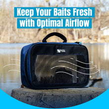 Load image into Gallery viewer, Reaction Tackle Breathable Mesh Bait Binder and Tackle Storage - New