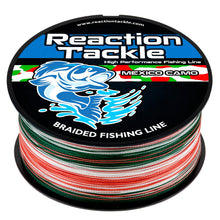Load image into Gallery viewer, Reaction Tackle Braided Fishing Line - Mexico Camo - NEW