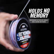 Load image into Gallery viewer, Beyond Braid 8 Strand Braided Fishing Line Series - Super Sleek & Smooth Braided Fishing Line - High Performance Fishing Line For Saltwater & Freshwater