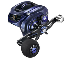 Load image into Gallery viewer, PISCIFUN® Alijoz 400 Blue Low Profile Bait casting Reel 8.1:1