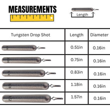 Load image into Gallery viewer, Reaction Tackle Tungsten Drop Shot Weights