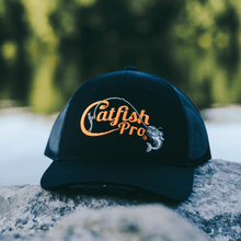 Load image into Gallery viewer, Tournament Series Black/Orange Snapback Hat