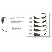 Load image into Gallery viewer, Reaction Tackle Tungsten Tube Jig Heads- 5-Pack