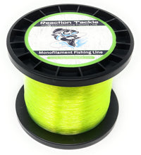 Load image into Gallery viewer, Reaction Tackle Nylon Monofilament Fishing Line - 1 Pound Jumbo Spools