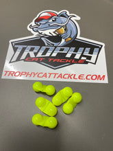 Load image into Gallery viewer, catch the fever, big cat fever, team Catfish, Daiichi, Gamakatsu, Dale's Tackle, Tackle Bandit, bass pro, Cabelas, versa rattles, demon dragon