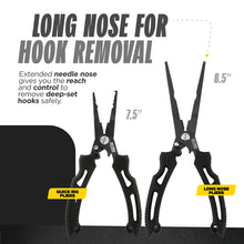 Load image into Gallery viewer, Beyond Fishing 8.5” Long Nose Fishing Pliers
