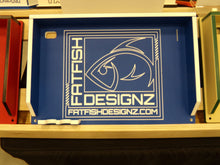Load image into Gallery viewer, Cutting Board w/ Fat Fish Designz Logo
