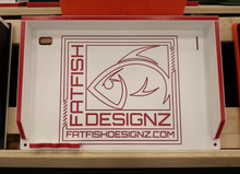Load image into Gallery viewer, Fat Fish Designz 12x18 Cutting Board FFD Logo

