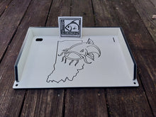 Load image into Gallery viewer, Cutting Board w/ Your State and fish head
