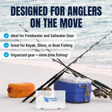 Load image into Gallery viewer, Reaction Tackle Basic Tackle Tray- Affordable, Lightweight Design with 2 Secure Clips
