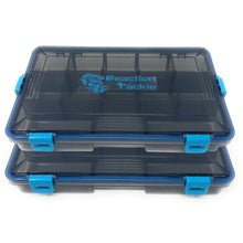 Load image into Gallery viewer, Reaction Tackle Standard Tackle Tray- Sturdy and Waterproof with 4 Reliable Clips
