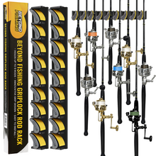 Load image into Gallery viewer, Beyond Fishing GripLock Vertical Fishing Rod Rack
