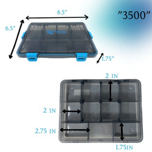 Load image into Gallery viewer, Reaction Tackle Standard Tackle Tray- Sturdy and Waterproof with 4 Reliable Clips
