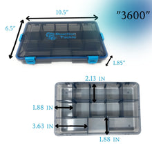 Load image into Gallery viewer, Reaction Tackle Standard Tackle Tray- Sturdy and Waterproof with 4 Reliable Clips
