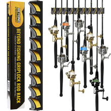 Load image into Gallery viewer, Beyond Fishing GripLock Vertical Fishing Rod Rack

