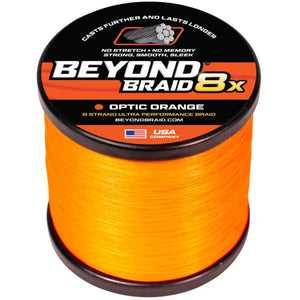 Beyond Braid 8 Strand Braided Fishing Line Series - Super Sleek & Smooth Braided Fishing Line - High Performance Fishing Line For Saltwater & Freshwater