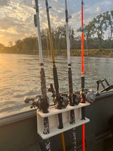 Load image into Gallery viewer, Short Stack Vertical Fishing Rod Holder 3 or 4 rod (with or w/o track mount)
