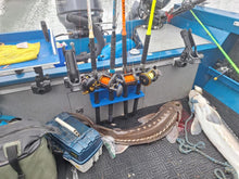 Load image into Gallery viewer, Short Stack Vertical Fishing Rod Holder 3 or 4 rod (with or w/o track mount)
