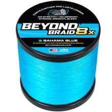 Load image into Gallery viewer, Beyond Braid 8 Strand Braided Fishing Line Series - Super Sleek &amp; Smooth Braided Fishing Line - High Performance Fishing Line For Saltwater &amp; Freshwater
