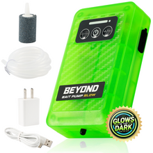 Load image into Gallery viewer, Beyond Braid Beyond Bait Pump Rechargeable Aerator - Glow in The Dark Bubbler

