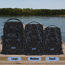 Load image into Gallery viewer, Reaction Tackle Fishing Tackle 2-in-1 Sling Bag/Backpack- 3 Sizes
