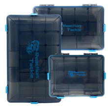 Load image into Gallery viewer, Reaction Tackle Standard Tackle Tray- Sturdy and Waterproof with 4 Reliable Clips
