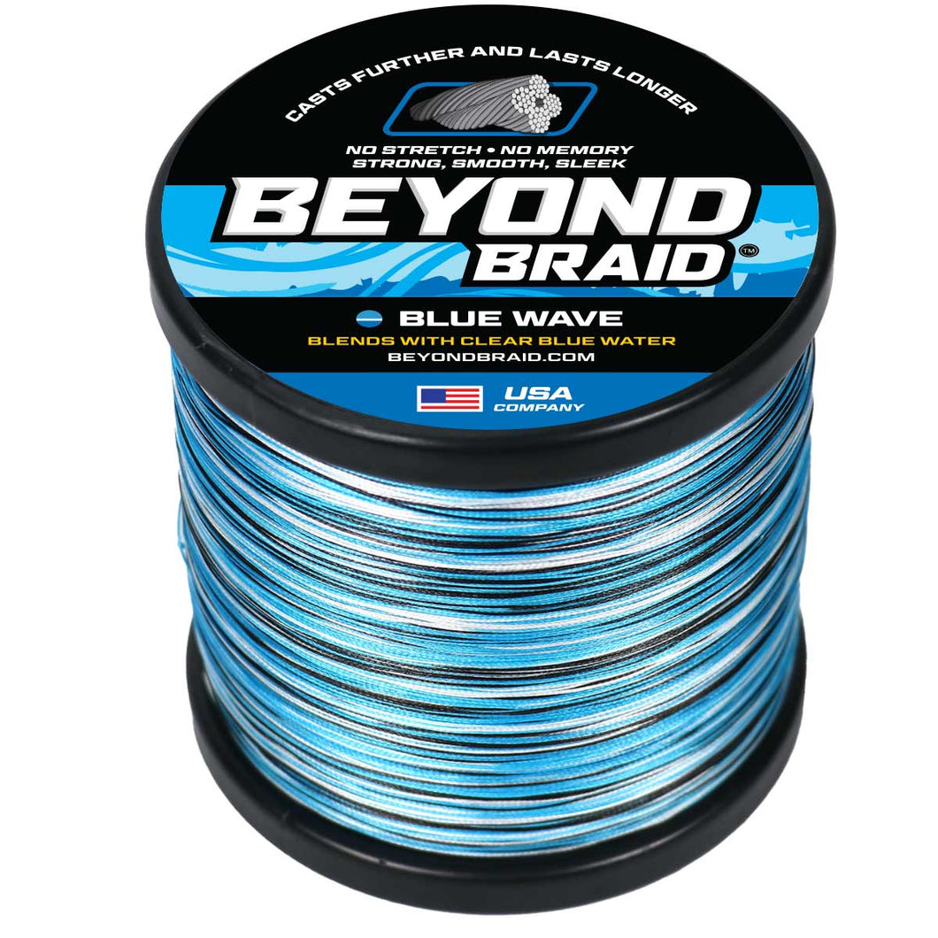 Beyond Braid Braided Fishing Line - 300 Yards, Pro Grade Performance for Saltwater & Freshwater- Beyond Braid