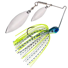 Load image into Gallery viewer, Reaction Tackle Lead Spinnerbait Jigs – 3-Pack, Double Willow Blade - New
