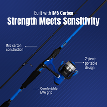Load image into Gallery viewer, Reaction Tackle Fishing Rod and Spinning Reel Combo – Predator Pro - NEW
