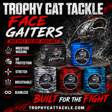 Load image into Gallery viewer, Trophy Cat Tackle Gaiter face mask
