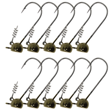 Load image into Gallery viewer, Reaction Tackle Lead Stand-Up Shaky Head Jigs (10 pack)

