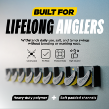Load image into Gallery viewer, Beyond Fishing GripLock Vertical Fishing Rod Rack
