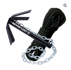 Never Lost Anchors Heavy Duty Anchor (17 lb) & Rope Combo