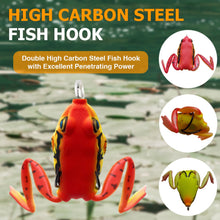 Load image into Gallery viewer, Reaction Tackle 2.25&quot; Hollow Body Frogs with Swimming Legs (2-Pack)
