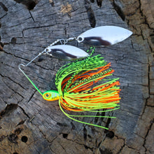 Load image into Gallery viewer, Reaction Tackle Lead Spinnerbait Jigs – 3-Pack, Double Willow Blade - New
